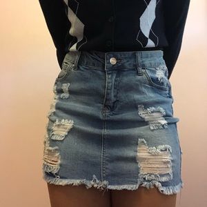 Jean skirt!